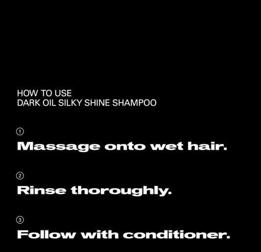 DARK OIL glotnumo ir spindesio suteikiantis šampūnas