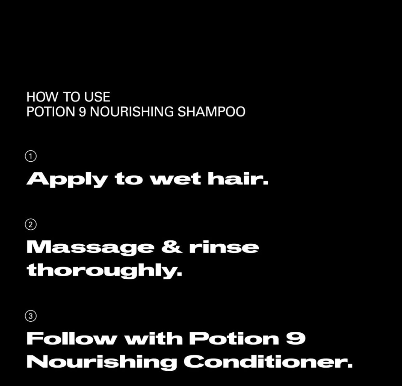POTION 9 maitinantis šampūnas