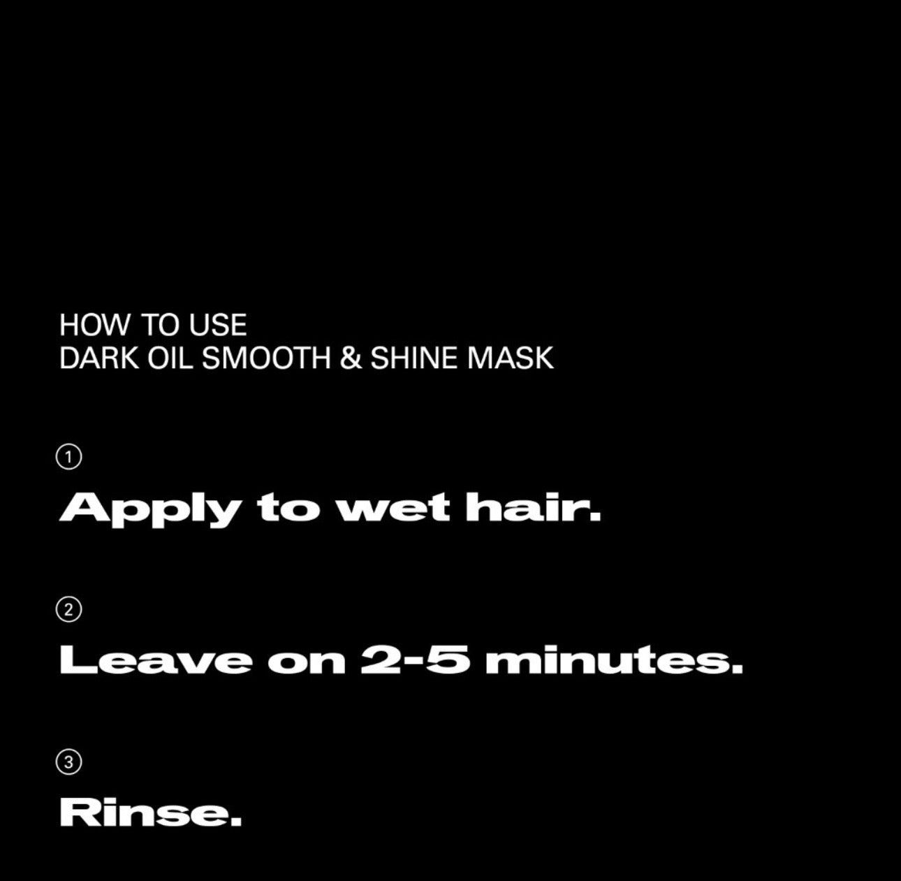 DARK OIL glotnumo ir spindesio suteikianti kaukė