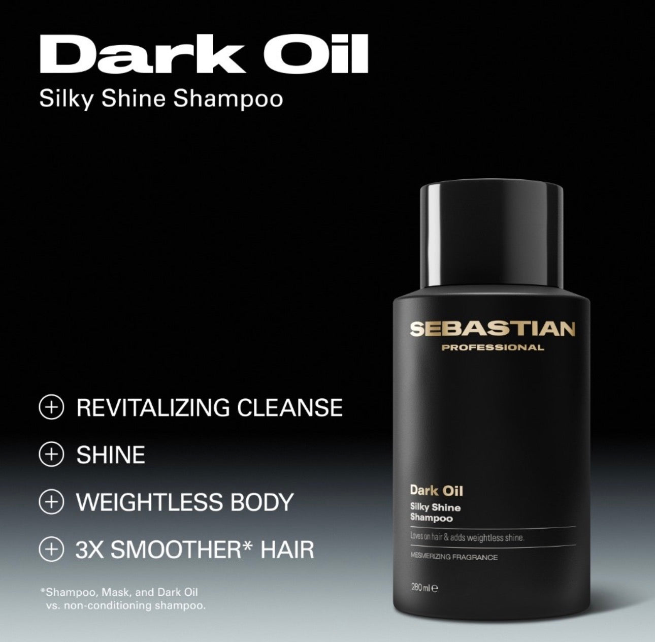 DARK OIL glotnumo ir spindesio suteikiantis šampūnas