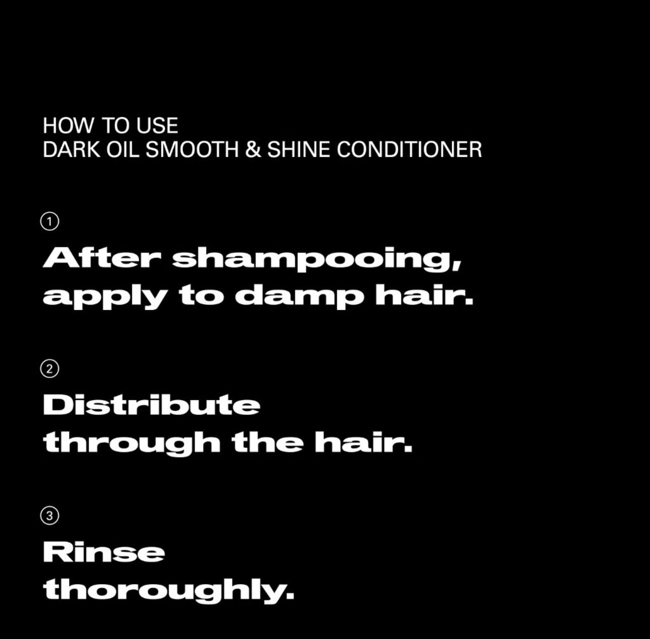 DARK OIL glotnumo ir spindesio suteikiantis kondicionierius