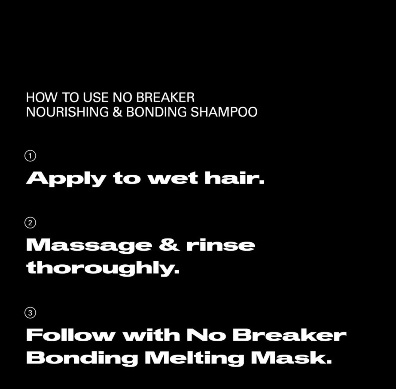 NE. BREAKER maitinantis šampūnas