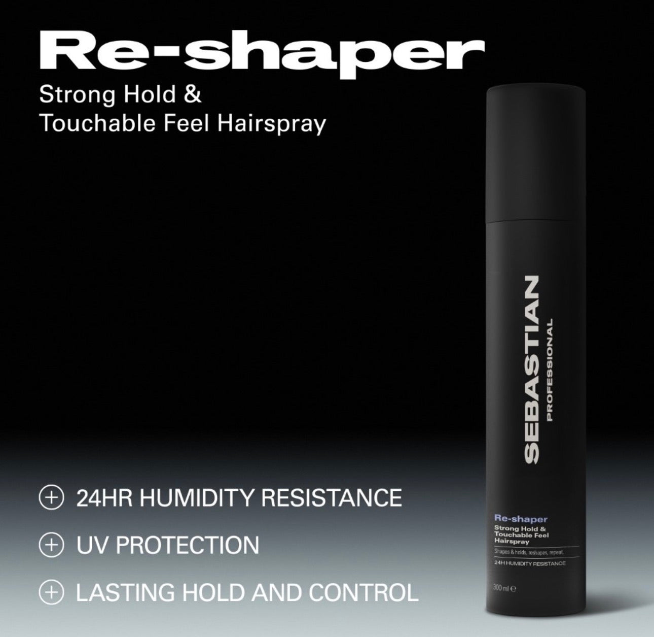 RE-SHAPER stiprios fiksacijos plaukų lakas