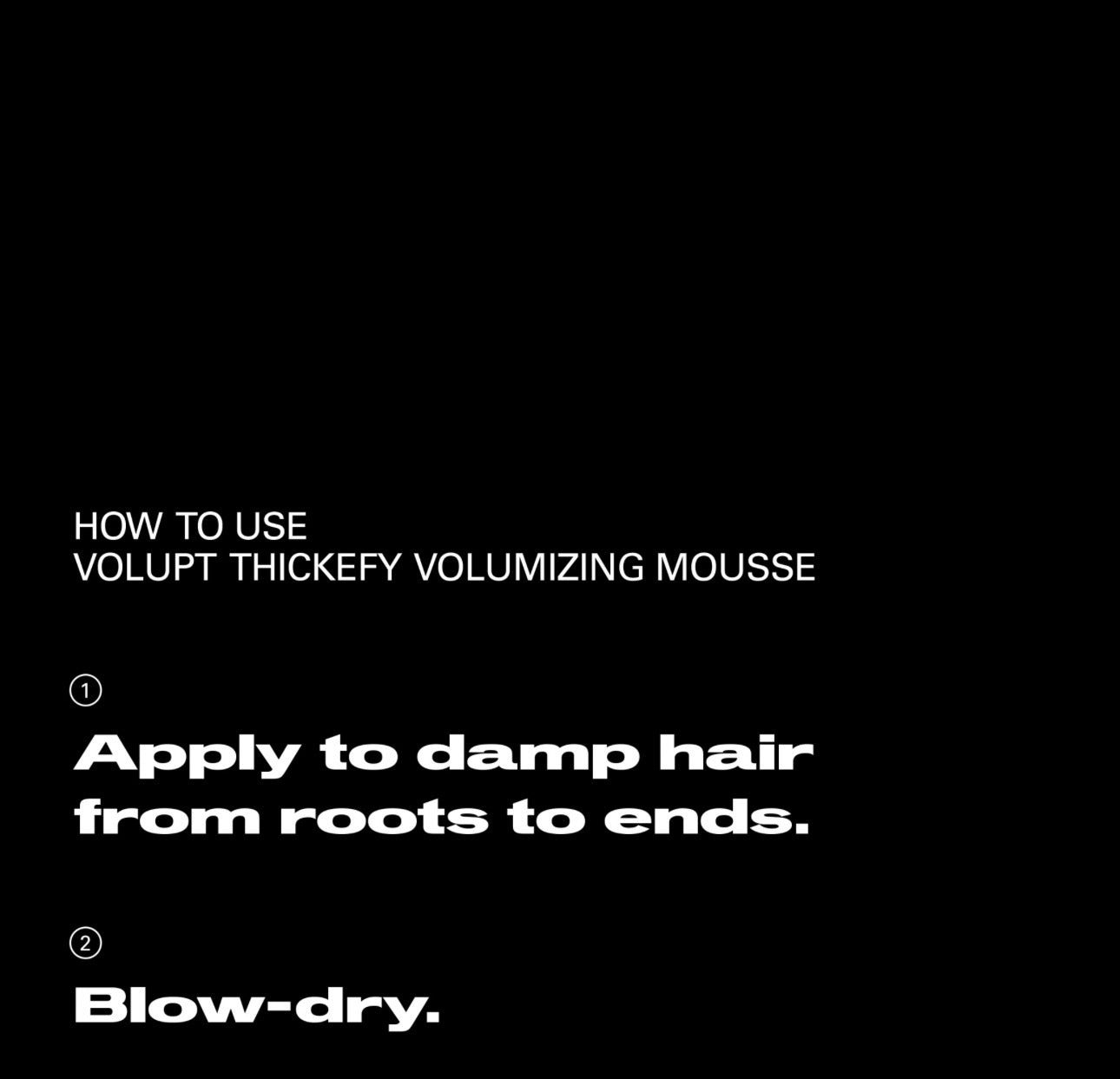 VOLUPT apimties suteikiančios putos, 190 ml