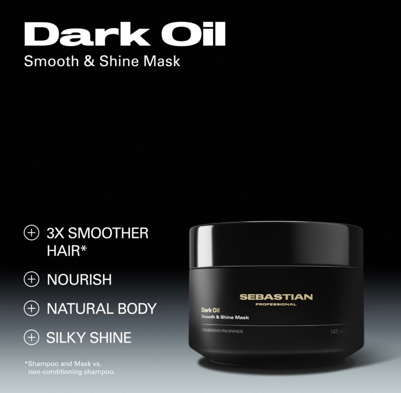 DARK OIL glotnumo ir spindesio suteikianti kaukė