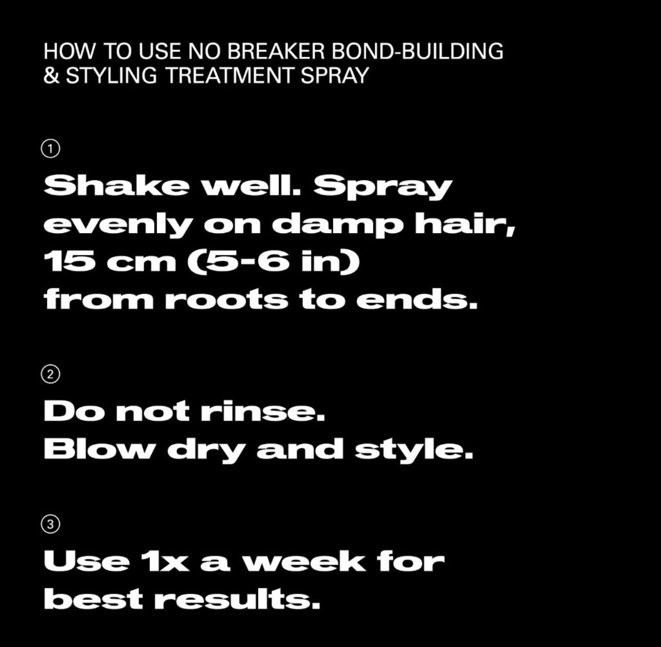 NO.BREAKER plaukų ryšyss stiprinantis ir puoselėjantis purškalas, 100 ml