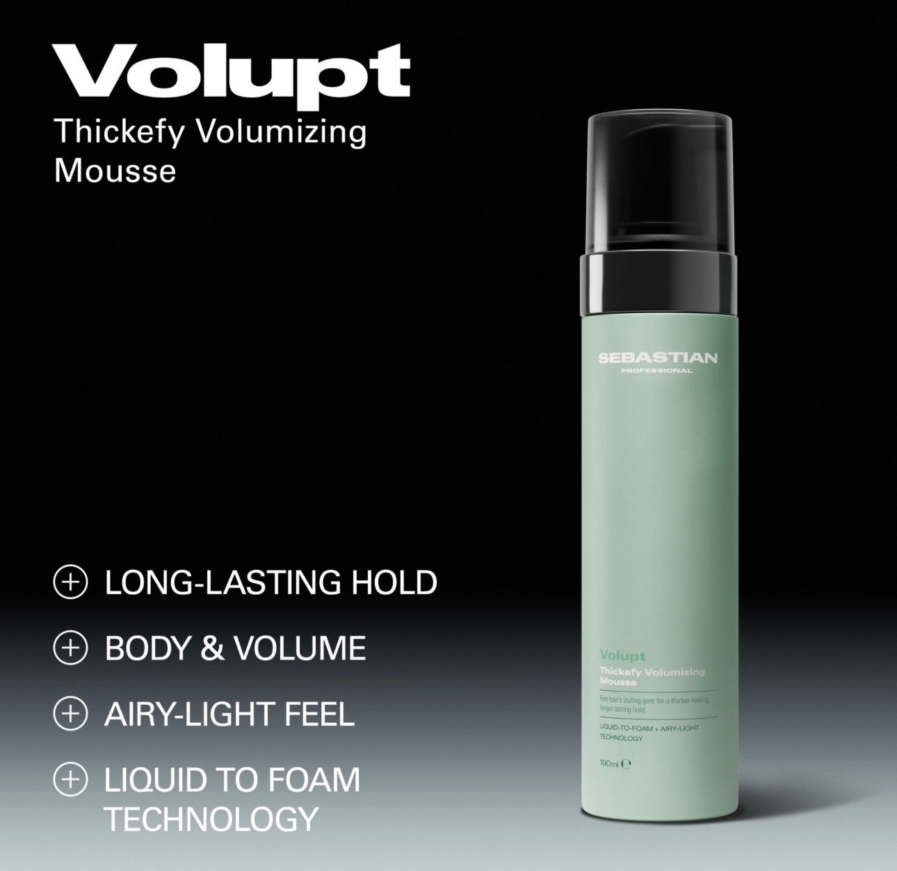 VOLUPT apimties suteikiančios putos, 190 ml