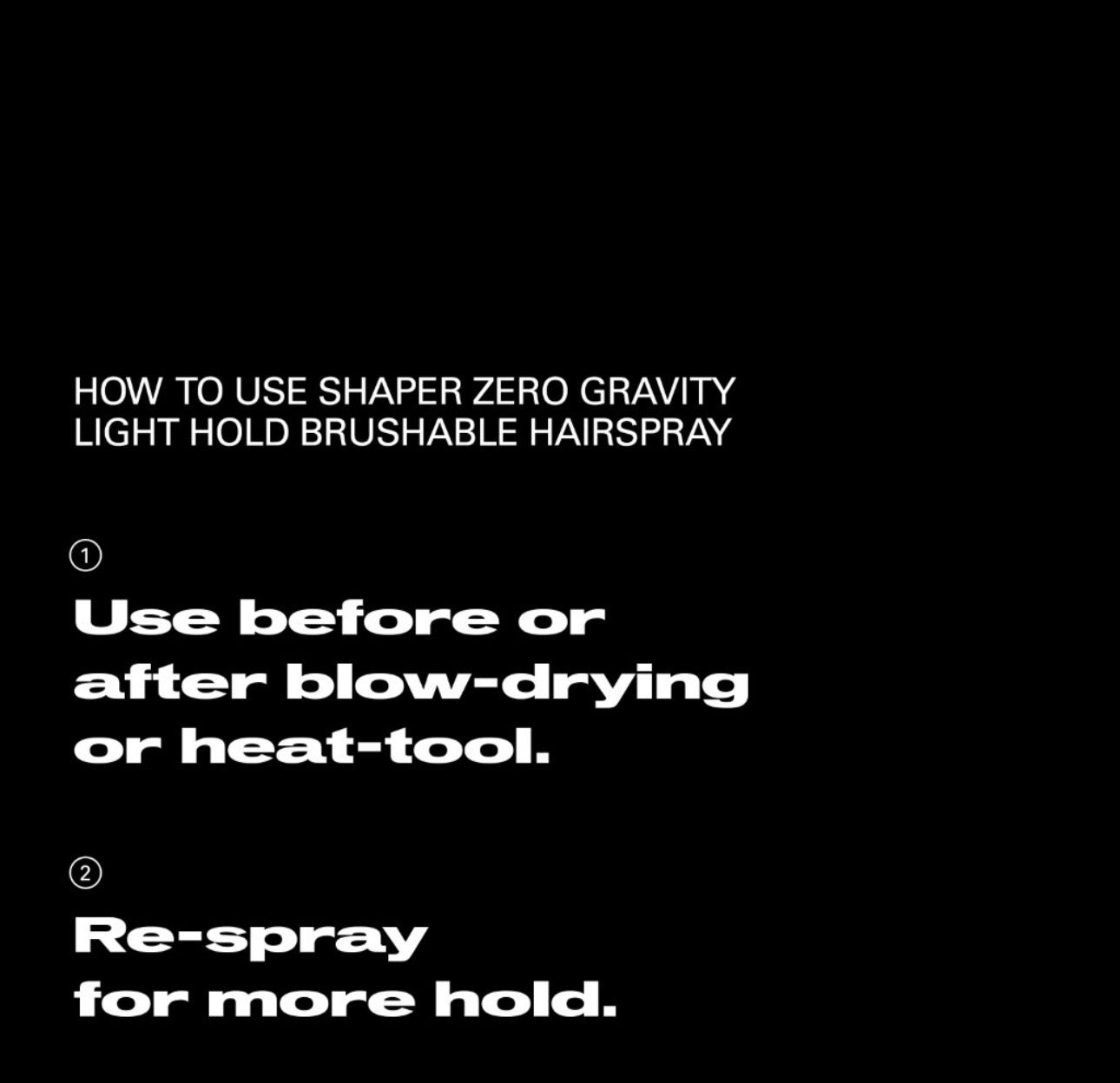 SHAPER ZERO GRAVITY silpnos fiksacijos plaukų lakas, 300 ml